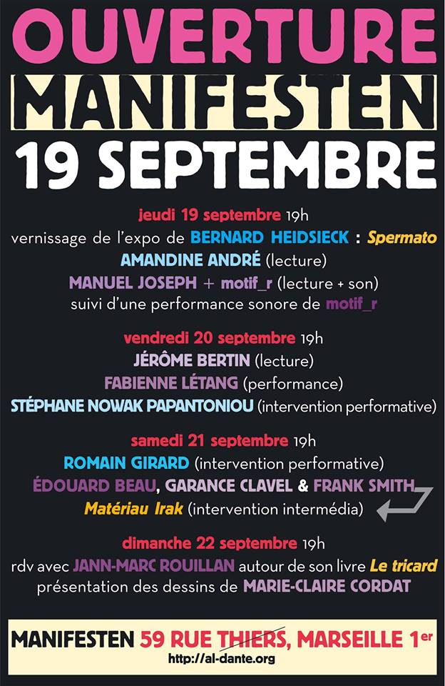 [audio agenda] Manifesten 19 septembre 2013 marseille