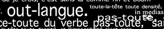 [Création] AnnaO, D’après I dont speak english / Férocéroce [Libr-@ction – 15]