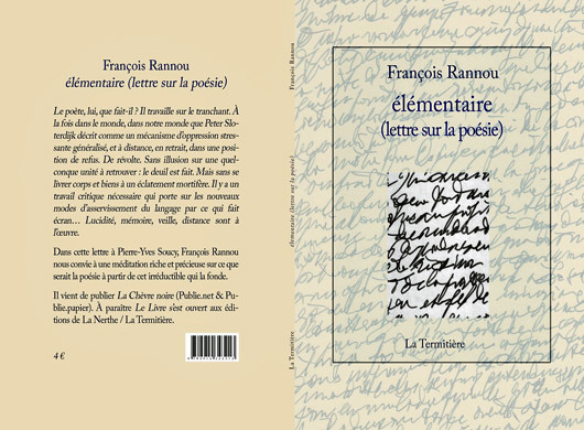 [Chronique] François Rannou, élémentaire (extrait)